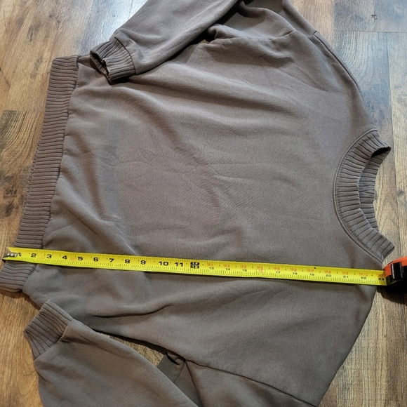 GAP Women's Brown VintageSoft Wedge Crewneck Sweatshirt Size Medium Tall - Picture 4 of 7